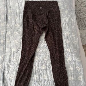 Lululemon Brown Patterned Leggings